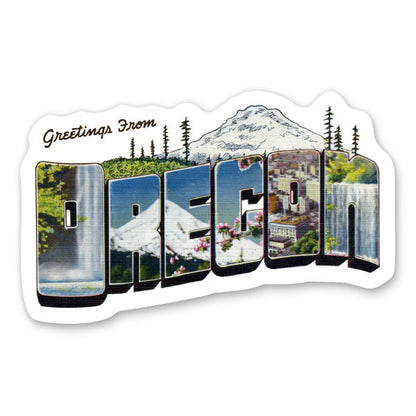 Greetings from Oregon Sticker