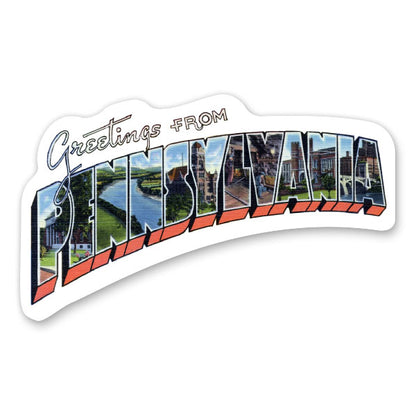 Greetings from Pennsylvania Sticker