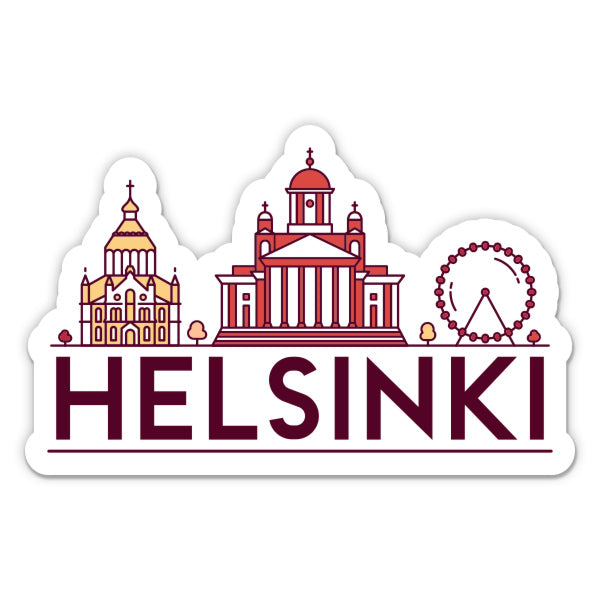Helsinki Finland Sticker