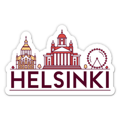 Helsinki Finland Sticker