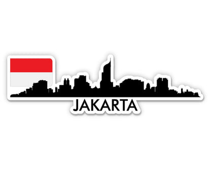 Jakarta Indonesia Skyline  Sticker
