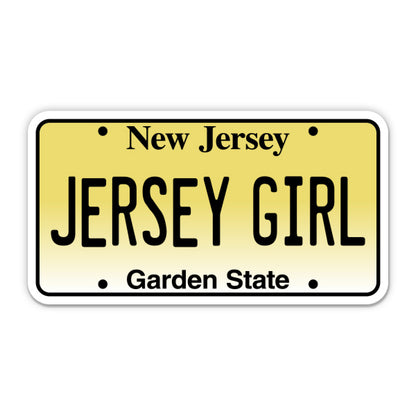 Jersey Girl New Jersey License Plate Style Sticker