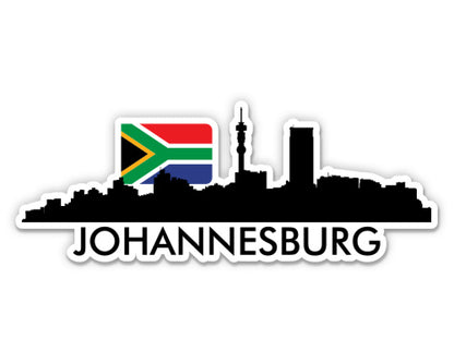Johannesburg South Africa Skyline  Sticker