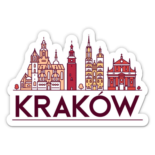 Krakow Poland Sticker