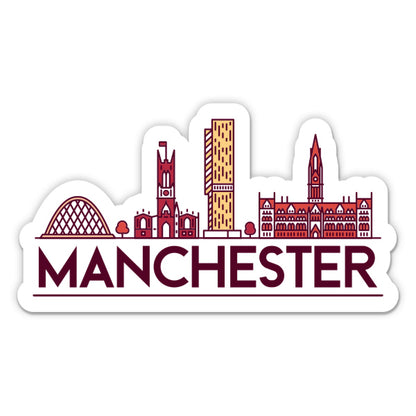 Manchester England Sticker