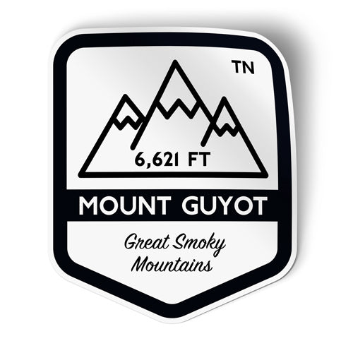 Mount Guyot Tennessee Sticker