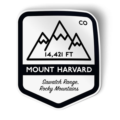 Mount Harvard Colorado Sticker
