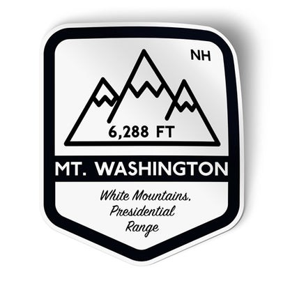 Mount Washington New Hampshire Sticker