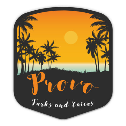 Provo Turks and Caicos Sticker