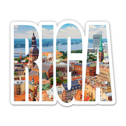 Riga Latvia Sticker