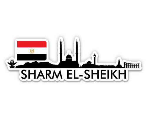 Sharm El Sheikh Egypt Skyline  Sticker