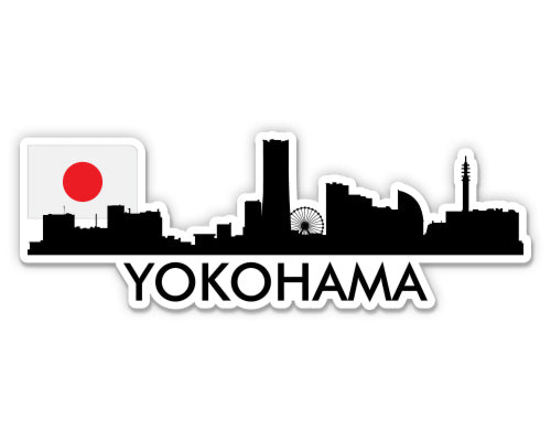 Yokohama Japan Skyline  Sticker